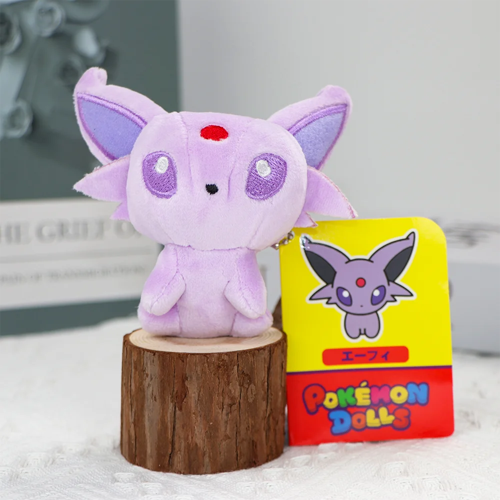 Eevee Umbreon Sylveon Espeon Vaporeon Plush Toys Sylveon Keychain Gengar Duskull Haunter Flareon Stuffed Peluche Doll Gifts Kids