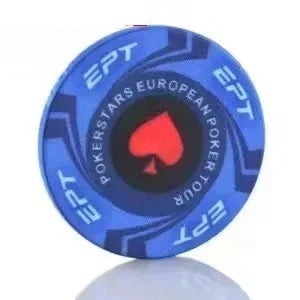 10 Pcs Portable Convenient Professional Sports Ceramic Chips Chess Poker Match Club Special Entertainment Equipment