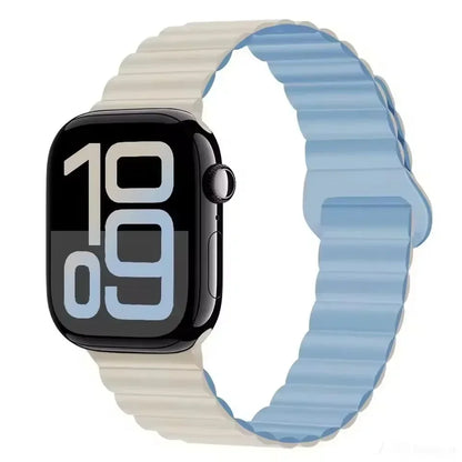 Magnetic Strap For Apple Watch Bands 46mm 42mm 49mm 45mm 44mm 41mm Silicone Sport Bracelet iWatch Series ultra 10 9 8 7 6 5 SE