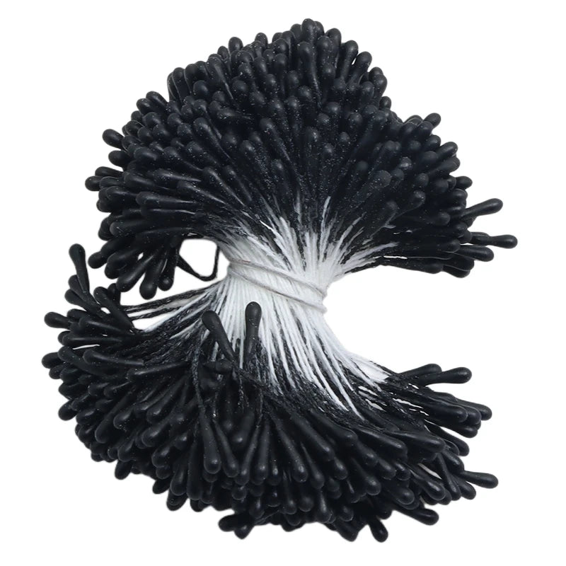 400pcs 2mm Moulti Options Artificial Flower stamen Mini Pearl Floral pistil For Wedding Party Home Decoration DIY Accessories