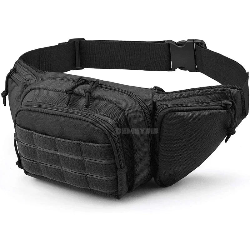 Tactical Gun Waist Bag Holster Chest Training Hiking Shooting Hunting Pistol Holster Bag Cs Airsoft Paintball Combat Bags