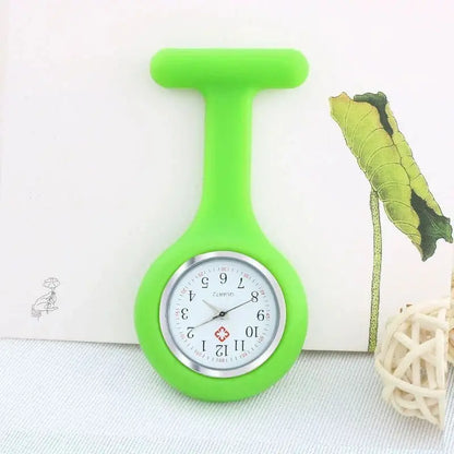 1PC Silicone Nurse Watch Simple, Fashionable, Cute Wall Watch Nurse Pocket Watch Jelly Watch