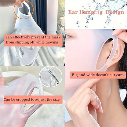 3d Silicone Mask Holder Reusable - Moisturizing Mask And Facial Moisture Anti-Evaporation - Facial Moisturizing Care Tool