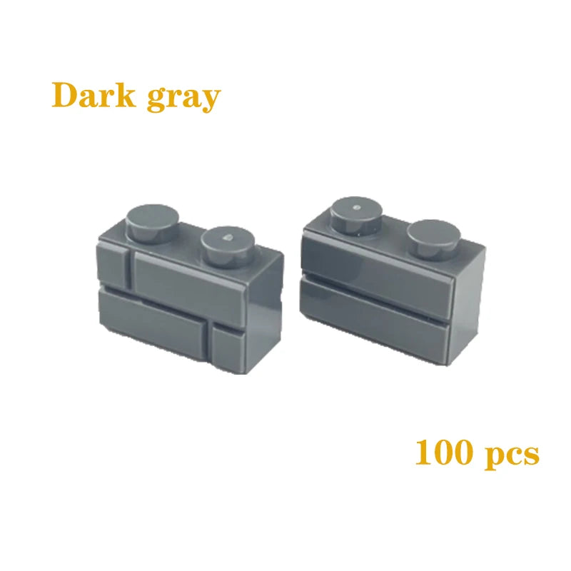 DIY Building Blocks Figures City MOC Thick Wall Bricks Educational Creative Toys for Children Size Compatible with All Brands