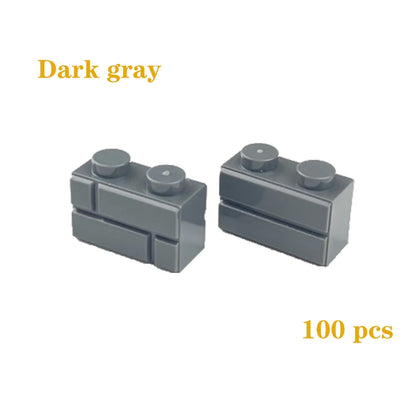 DIY Building Blocks Figures City MOC Thick Wall Bricks Educational Creative Toys for Children Size Compatible with All Brands