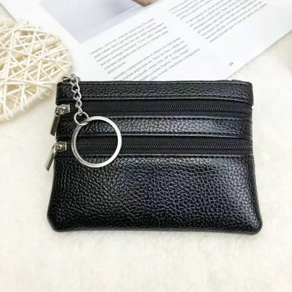 Fashion Leather Coin Purse Women Small Wallet Change Purses Mini Zipper Money Bags Children's Pocket Wallets Key Holder