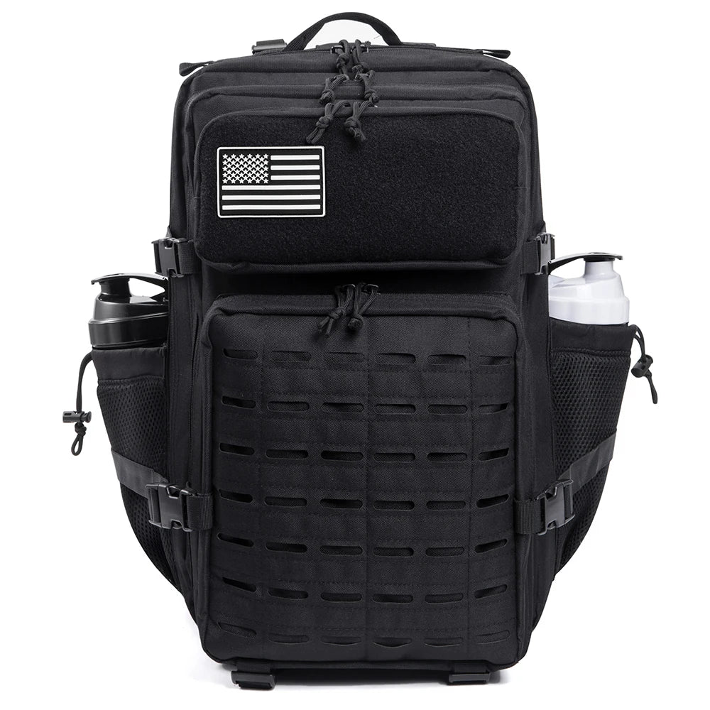 45L Molle Tactical Backpack Bag Hunting MOLLE Backpack GYM For Men EDC Outdoor Hiking Survival Rucksack Witch Bottle Holder