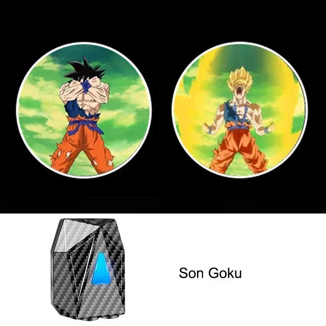 Novelty Cartoon Car Light Wireless Dynamic Projector LED Car Door Lamp Children Animetion Atmosphere Decor Light Warning Welcome