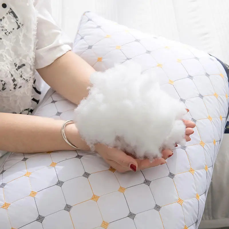 Kisseneinlage aus Polyester für Erwachsene – Hotel- und Heimgebrauch, weicher, weißer, rechteckiger Bettkern, strapazierfähiges Kissen für Wohnheim und Haushalt