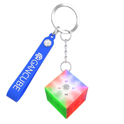 [JudyCube] GAN 330 Mini 3x3 Keychain Cube Gan330 10th anniversary Stickerless 3x3 Speed Cube Professional Magic Cube Puzzle Toys