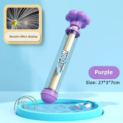 Fireworks Spray Water Pull-Back Water Gun Outdoor Splash Games for Pool Lawn Activities Kids Summer Interactive Water Spray Toys