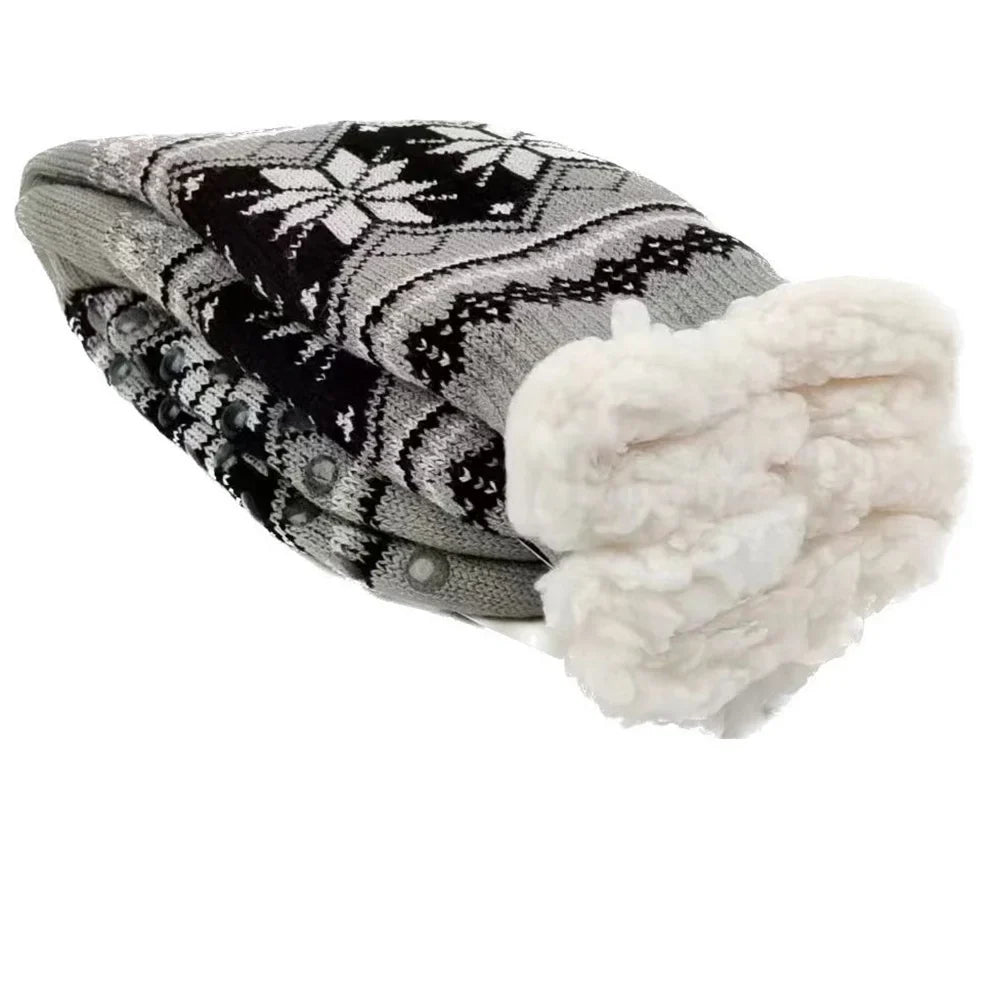 Winter Socks Mens Fluffy Warm Short Plus Velvet Soft Thermal Non Slip Floor Fuzzy Sock Male Thickened Gifts 2023 New In