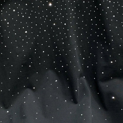 Summer Men Clothing Summer Rhinestone Rivet T-shirt Round Neck Casual T-shirt Korean Version Men's Short Sleeves Tee