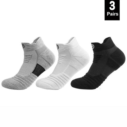 1/3pairs/Lot Men's Socks Compression Stockings Breathable Basketball Sports Cycling running Towel Socks High Elastic Tube Socks