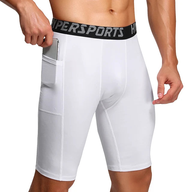 2025 Compression Shorts Men Summer Sportswear Training Tights Gym Fitness Leggings Short Pants Sport Bottoms Running Shorts Men