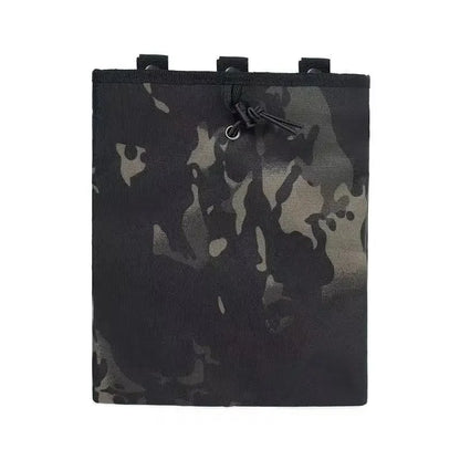 Tactical Hunting Molle Drawstring Magazine Dump Pouch Large Folding Recycling Bag garbage Bag Outdoor Ammo Storage Pack