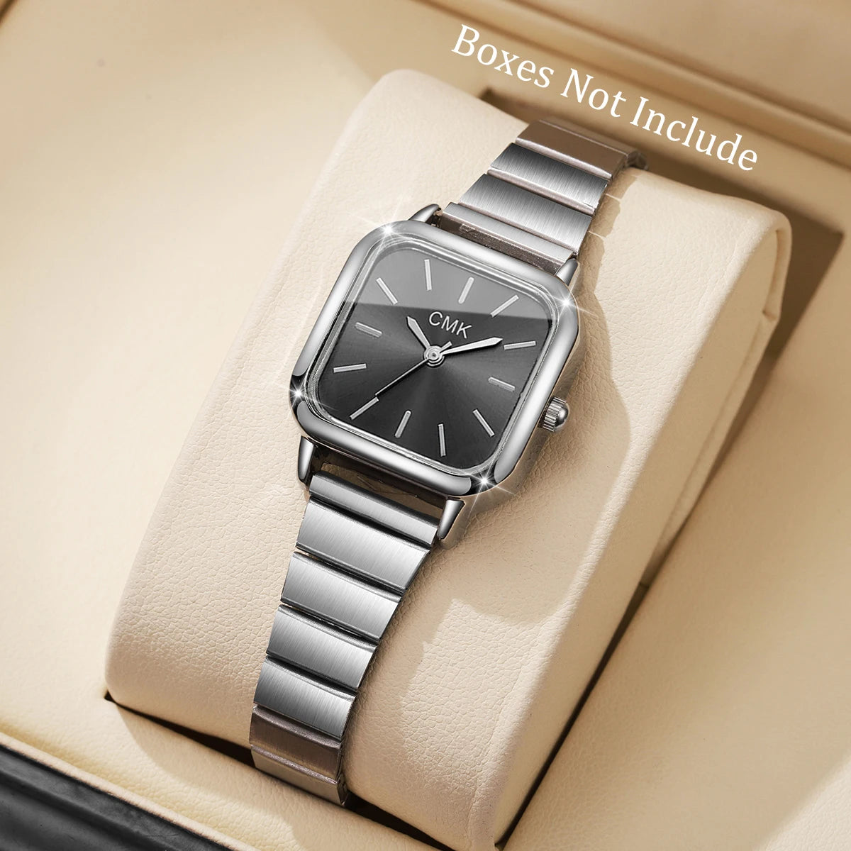 Fashion Square Women Watches Luxury Ultra-thin Strap Ladies Quartz Wristwatch For Ladies Clock Reloj Mujer（Without Box）