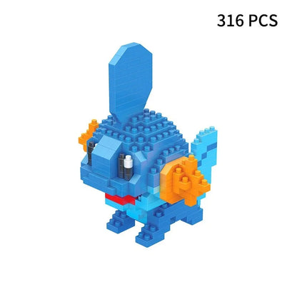 Building Blocks Assembly Anime Picachu Charizard Doll Blastoise Bulbasaur Gengar Bricks Figures Toy for Kid Gift hot