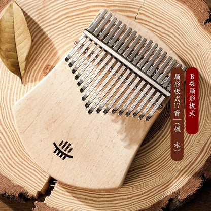 Hluru Professional Kalimba 17 Key Thumb Piano High-quality Kalimba 17 Key Finger Piano Beginners Portable Music Instrument