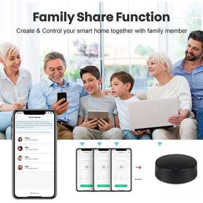 IR Remote Control WiFi Tuya Smart RF Smart Home Infrared Controller for Air Conditioner ALL TV LG TV Support Alexa Google Home