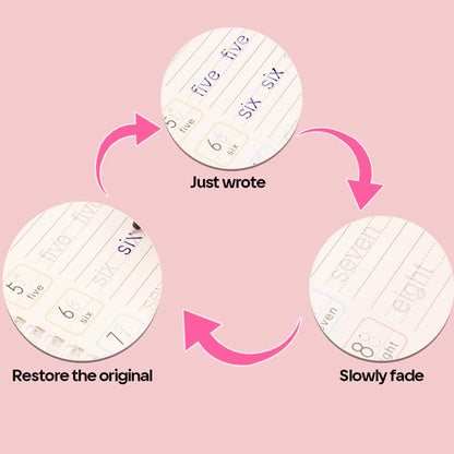 Reusable Magic Copybook Drawing Toys for Children Montessori Pen Control Training Writing Sticker Learning Educational Toy Kids