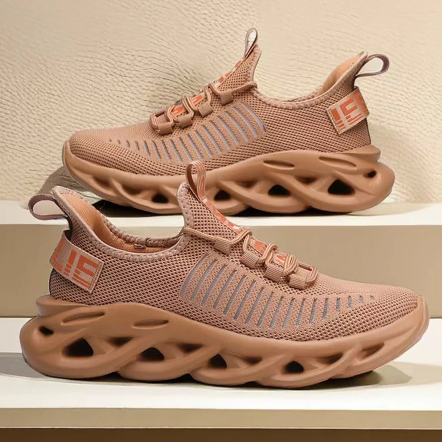 Unisex Men Mesh Breathable Running Women Casual Sneakers Kids Lightweight Sports Family Matching Outdoor Shoes