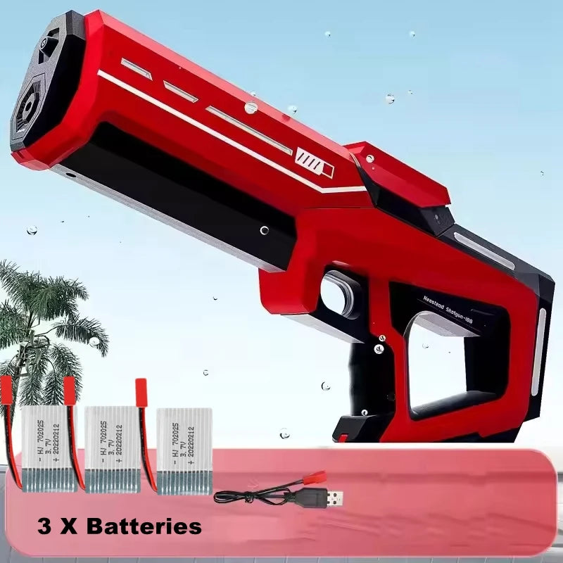 Electric Water Guns For Adults Kids Powerful Squirt Automatic Water Suction Water Blasters Summer Outdoor Beach Toy Kids Gift