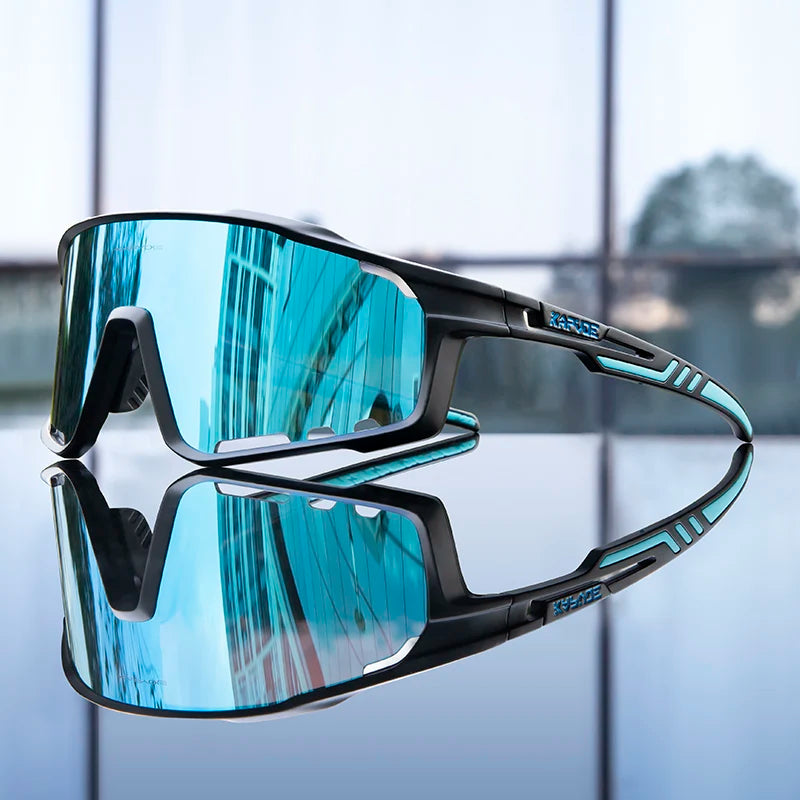 Kapvoe UV400 Cycling Sunglasses Men MTB Sport Glasses Outdoor Hiking Camping Goggles Women Road Bike Bicycle TR90 Frame 2023