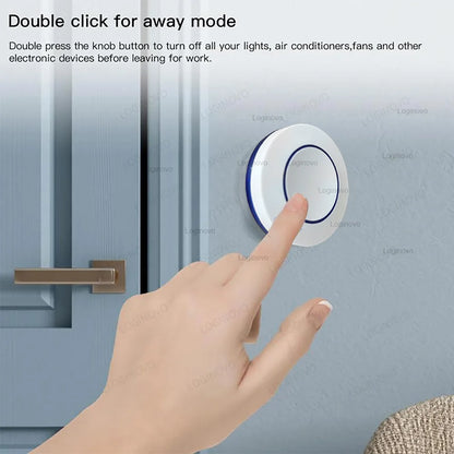 Tuya Smart Zigbee Scene Button Switch Smart Life Wireless Push Switch Remote on Off Key Controller Automation Scenario Switch