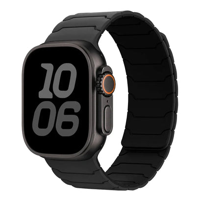 Strap For Apple Watch ultra 2 Band 49mm 44mm 45mm 40mm 42mm 46mm 41mm 38mm Magnetic Silicone Bracelet IWatch Series 10 SE 9 8 7
