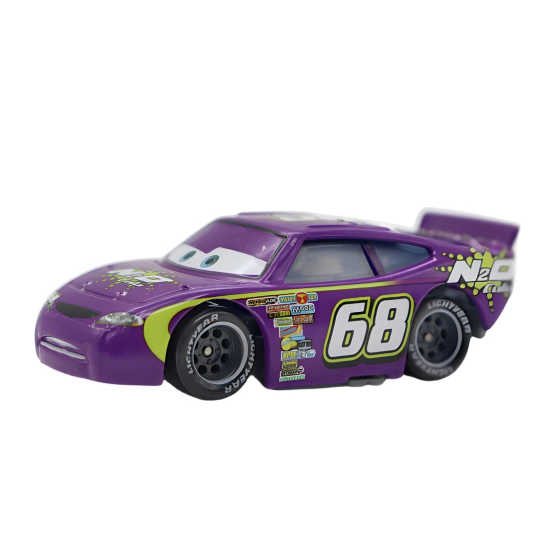 Disney Pixar Cars 3 Lightning Mcqueen Smokey Chick Hicks Collection 1:55 Diecast Vehicles Alloy Car Toys Model For Children Gift