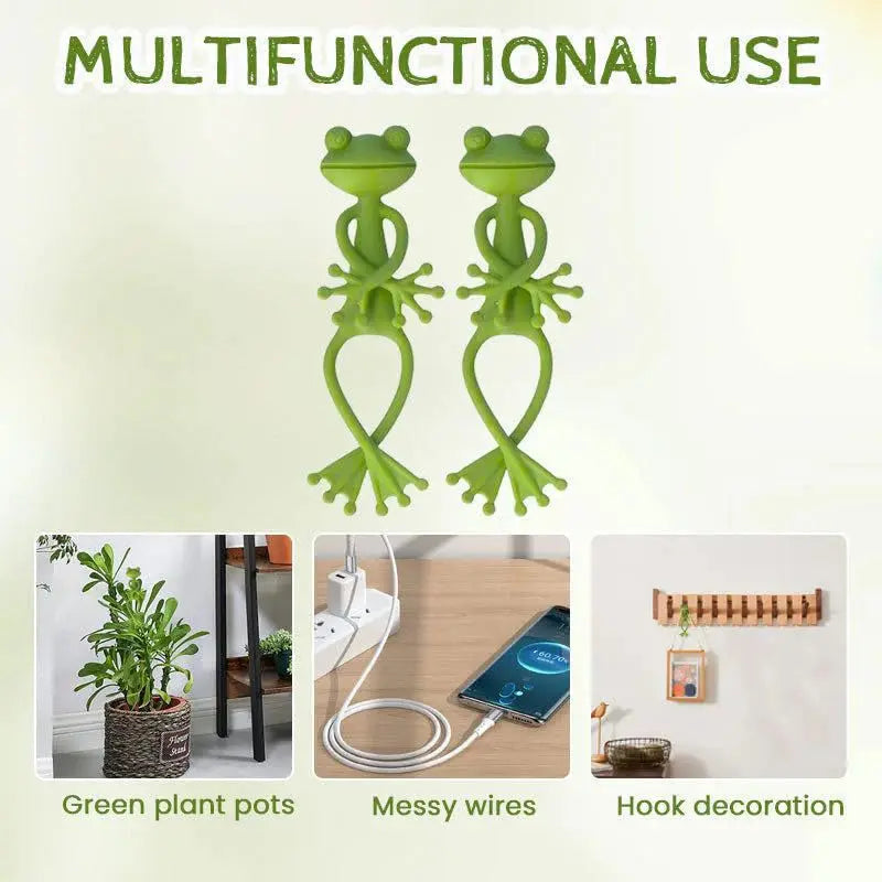 1/3/5/10PCS Frog Plant Stand Tomato Plant Support for Plants Gardening Plant Holder Plant Climbing Fixture Clips Garden Supplies