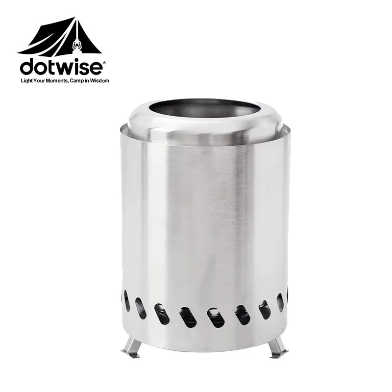 Wood Burner Stove Portable Firewood Stove Stainless Steel Outdoor Camping Smokeless stove Mini fire stove campfire stove
