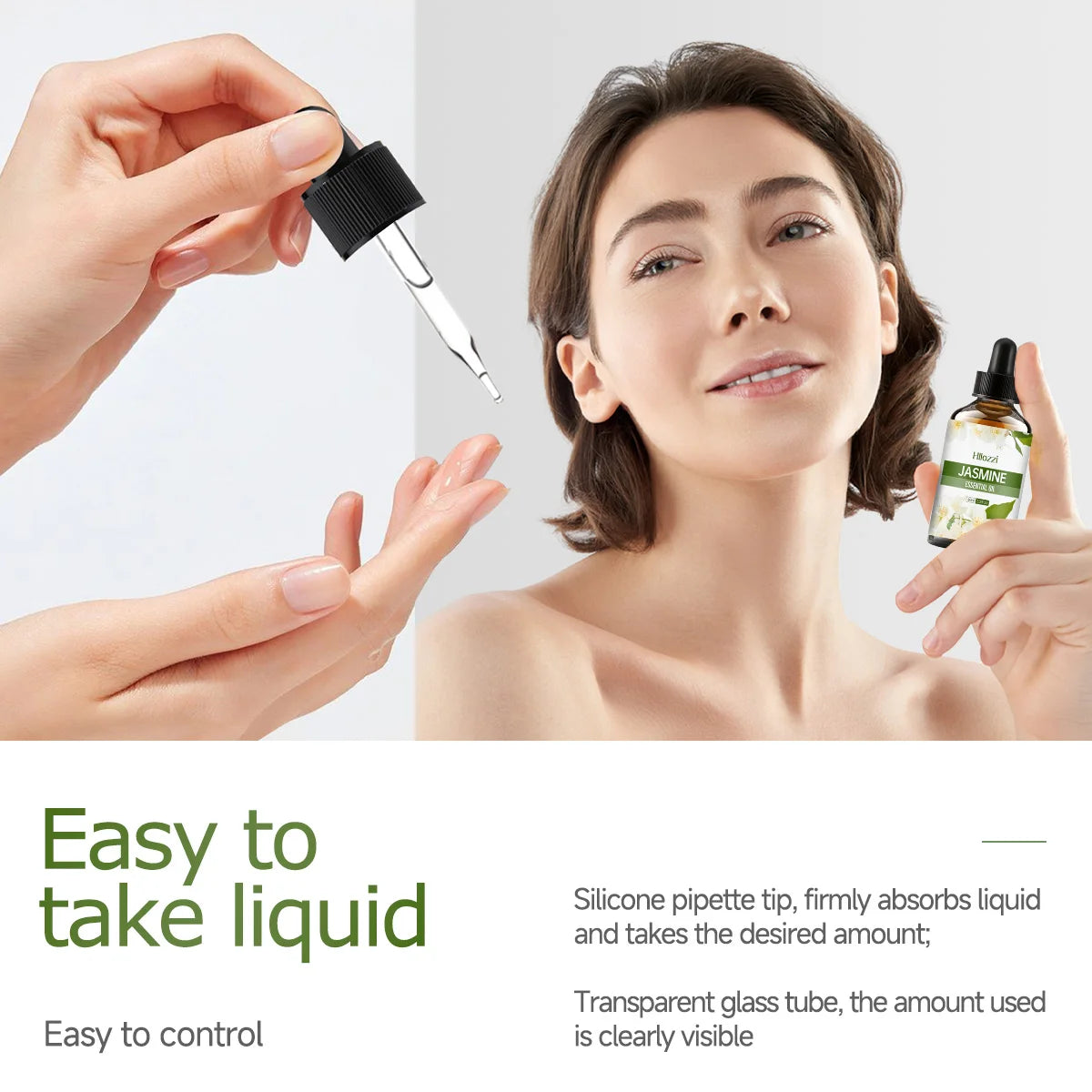 Jasmine essential oil facial skin care oil moisturizing body care massage oil aromatherapy essential oil lasting fragrance