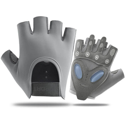 GTUBIKE 1 Pair Gym Body Building Training Fitness Gloves Sports Weight Lifting Exercise Slip-Resistant Gloves for Yoga Gloves