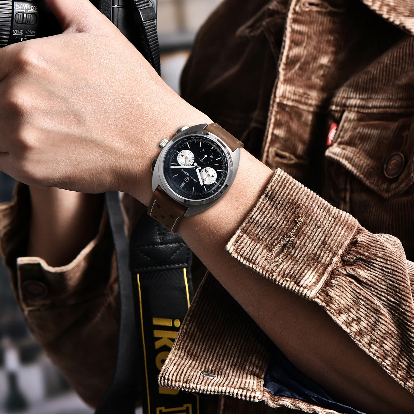 PAGANI DESIGN 2024 NEW Turtle Back Chronograph 1782 Watch for Man Fashion Men's Quartz Watch Luminous relogios masculino