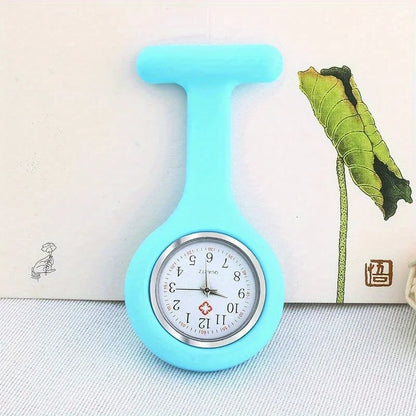 1PC Silicone Nurse Watch Simple, Fashionable, Cute Wall Watch Nurse Pocket Watch Jelly Watch