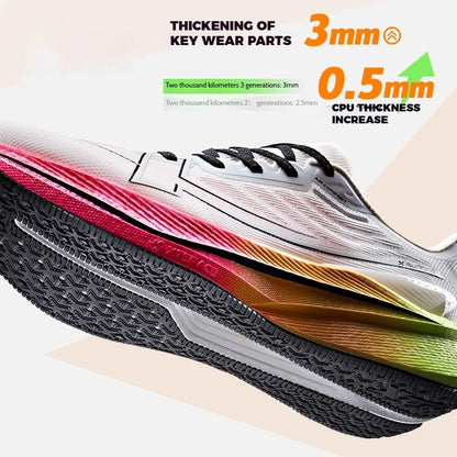 Xtep 2000km 3.0 Running Shoes For Men 2025 Spring Sneakers Cushioning Training Jogging Wear-Resistant Lightweight 875119110032