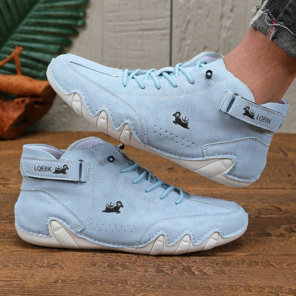 Men's Fashionable Casual Daily Low Top Shoes Breathable Comfortable Lace Up Trendy  Lightweight Flat Shoes for Cycling Hiking