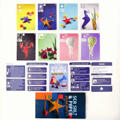 Sea Salt and Paper EXTRA SAL English Family and Party, Funny Table Game, Friends Entertainment, Strategy Game