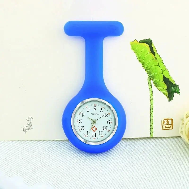 1PC Silicone Nurse Watch Simple, Fashionable, Cute Wall Watch Nurse Pocket Watch Jelly Watch