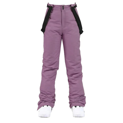 Women Winter Pant High Quality Men Thick Warm Skiing Pants Windproof Waterproof Suspender Trouser Snow Snowboard Plus Size Pants