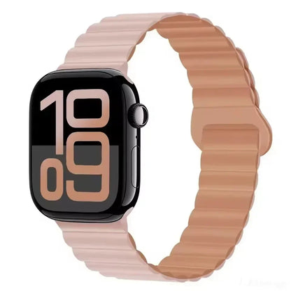 Magnetic Strap For Apple Watch Bands 46mm 42mm 49mm 45mm 44mm 41mm Silicone Sport Bracelet iWatch Series ultra 10 9 8 7 6 5 SE
