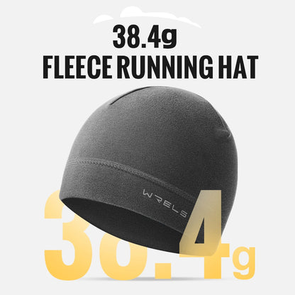WRELS?Winter Cycling Cap Windproof Keep Warm Skiing Cap Road Cycling Warm Hat Snow Outdoor Sport Thermal Fleece Running Headband