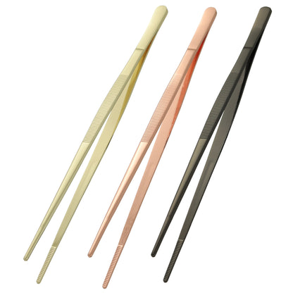 Stainless Steel Kitchen Seafood & bar Tweezer Food Tongs Tool Garnish Tongs Bar Accessories Copper/Gold Plated