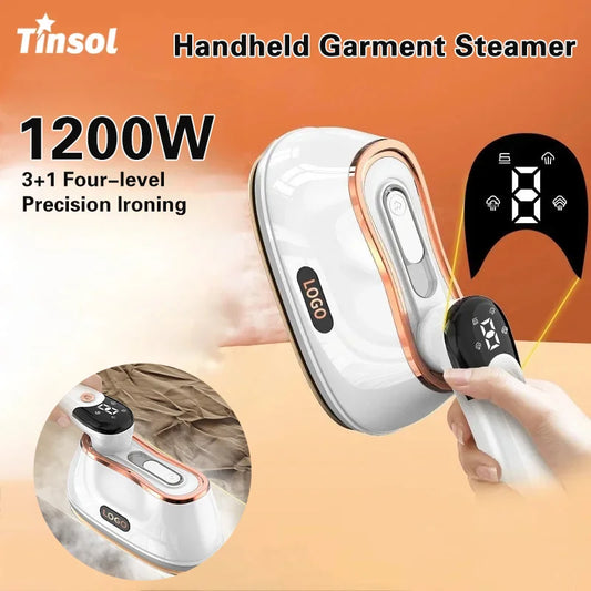 Handheld steam hanging iron 1200W four-speed adjustment folding handle portable small household ironing machine