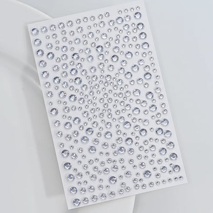 1Pcs 3D Colorful Face Jewels Tattoo Stickers 10Color Rhinestone Fake Tattoo Party Eyes Body Makeup Gem Self-adhesive DIY Sticker