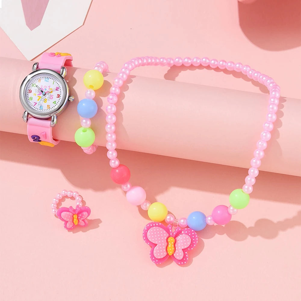 2023 New Children Watches Silicone Quartz Cute Wristwatch Birthday Gift Kid Girl Boy Study Time Girl Watch Reloj Montre