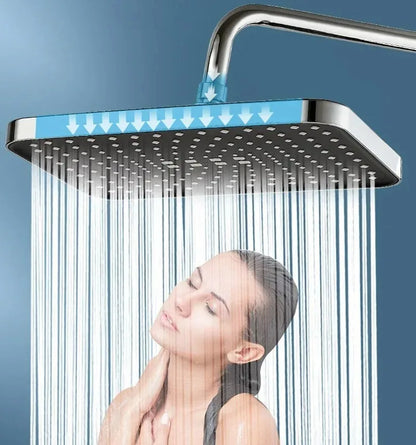 14 Inch new High Pressure Top Spray Rain Shower Head Larger Flow Supercharge Rainfall Showerhead 360¡ã Swivel Water Saving