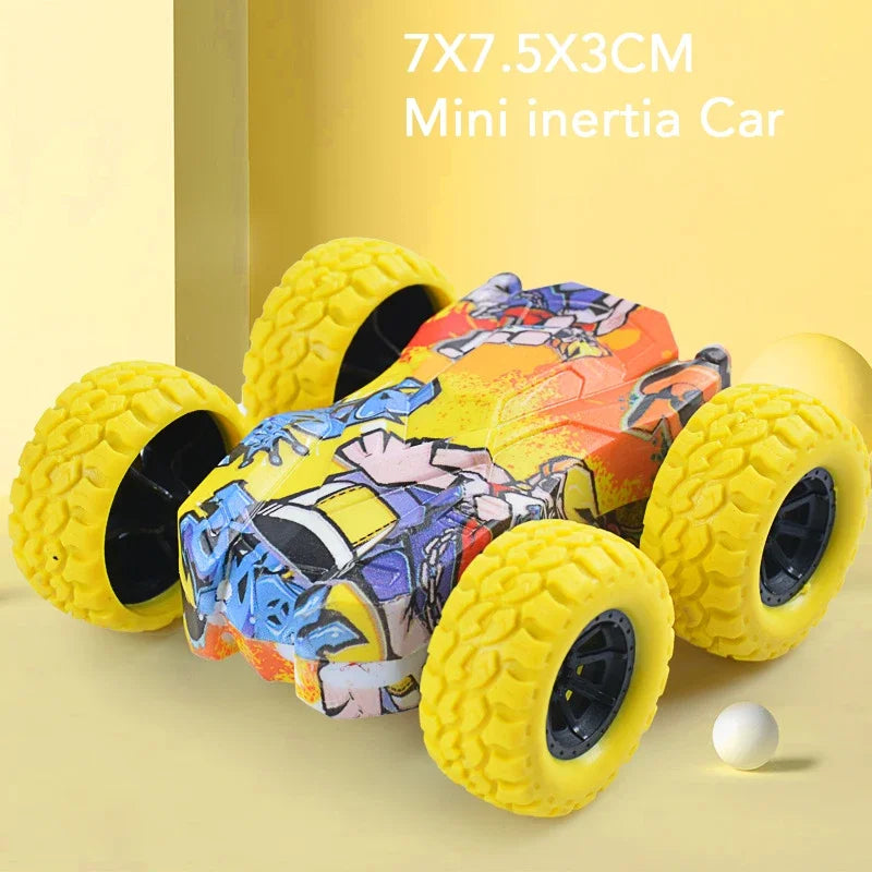 Children's toy car fun double-sided car inertial safety anti-collision anti-fall Kid's anti-fall model sliding off-road vehicle